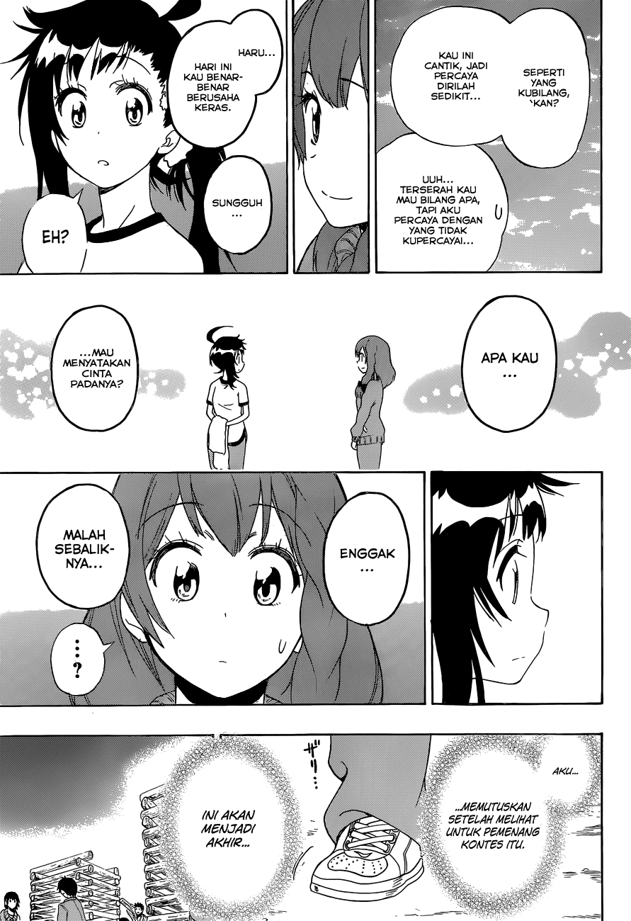 Nisekoi Chapter 134 Gambar 15