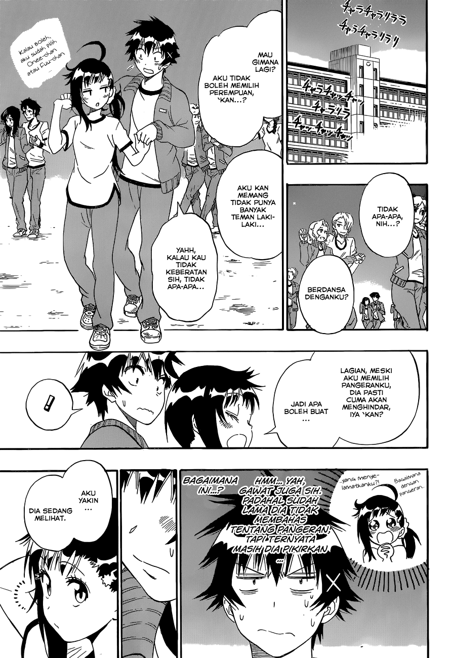 Nisekoi Chapter 134 Gambar 17