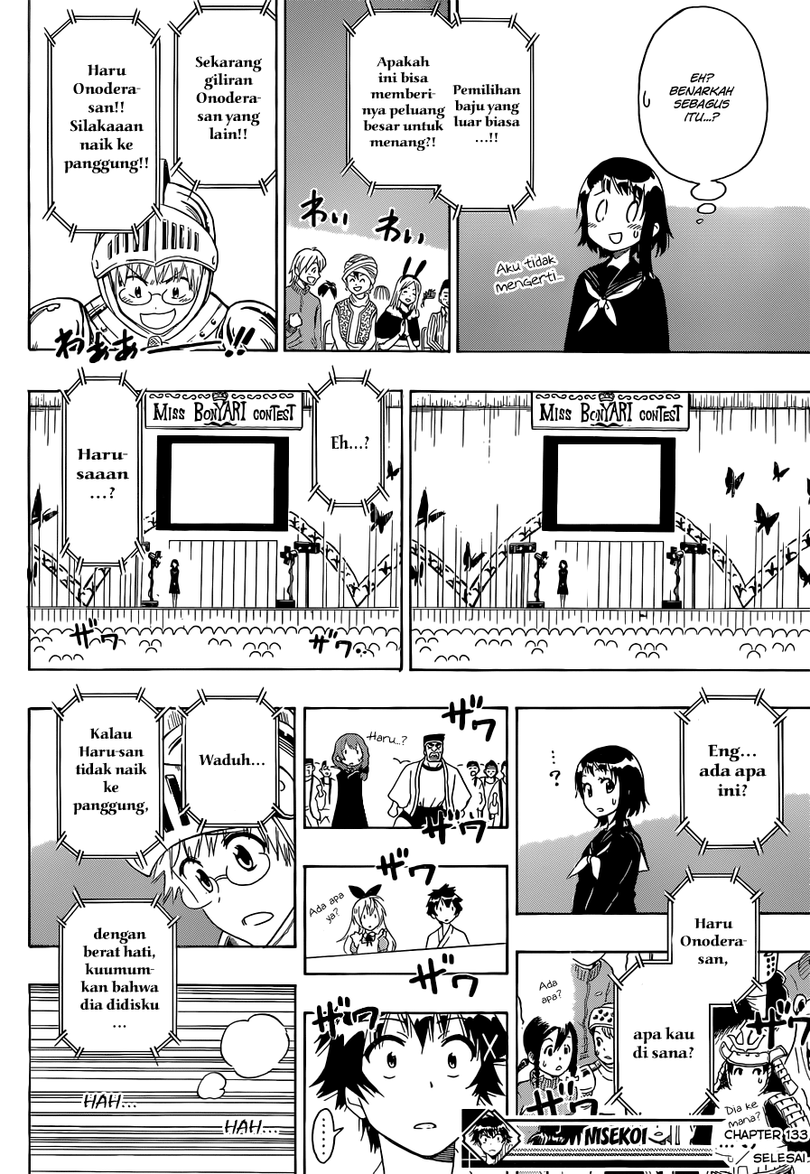Nisekoi Chapter 133 Gambar 18