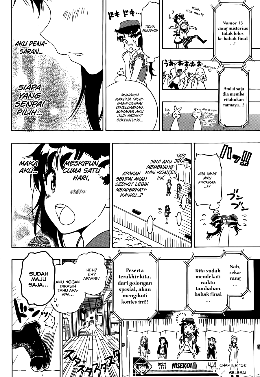 Nisekoi Chapter 132 Gambar 20