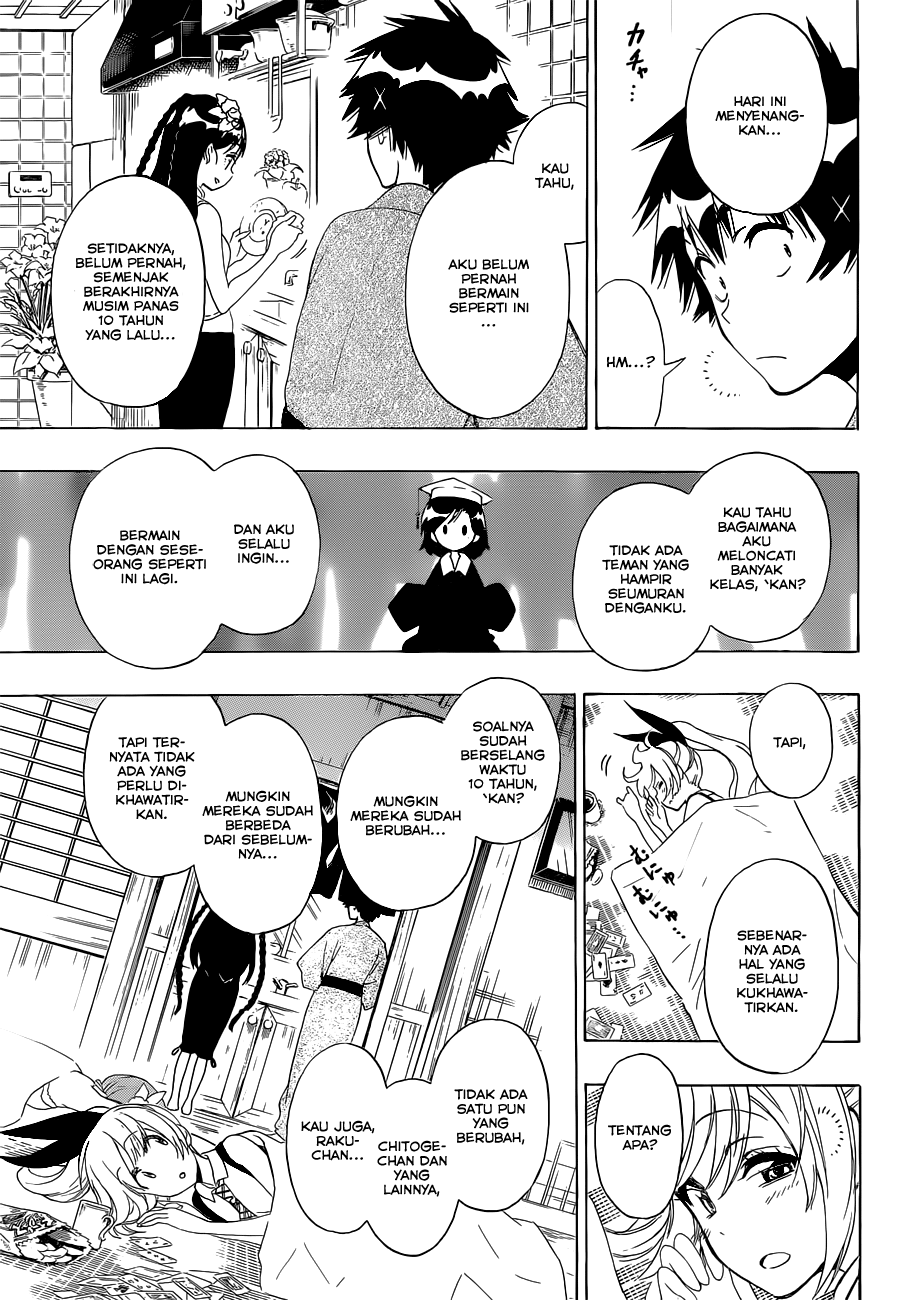Nisekoi Chapter 128 Gambar 17