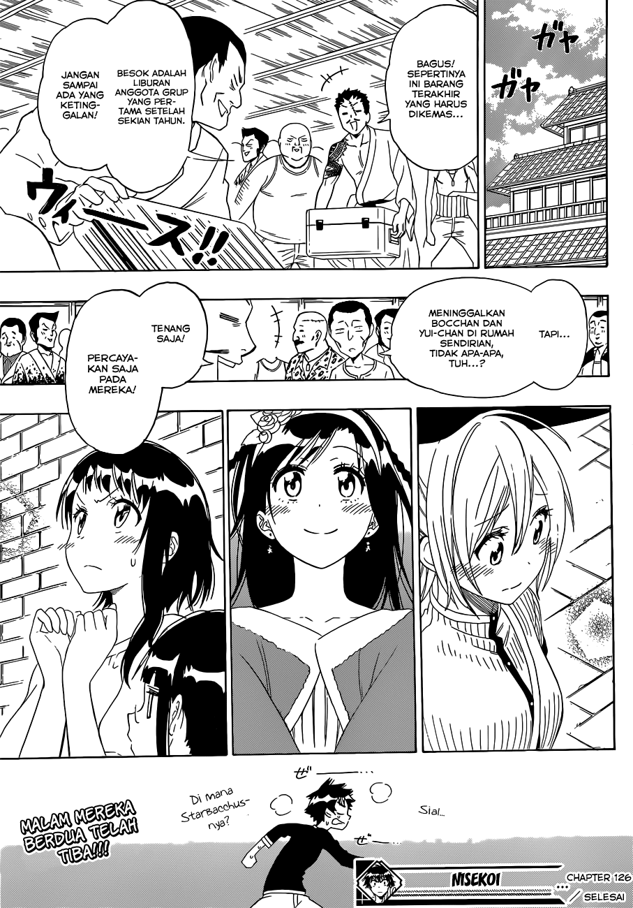 Nisekoi Chapter 126 Gambar 19
