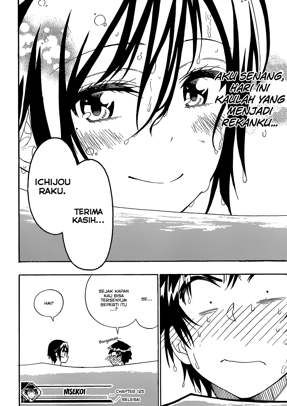 Nisekoi Chapter 125 Gambar 20