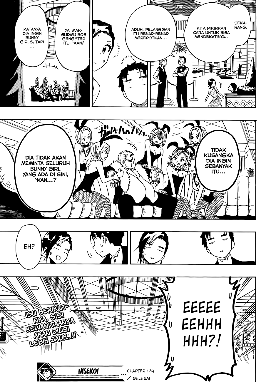 Nisekoi Chapter 124 Gambar 19