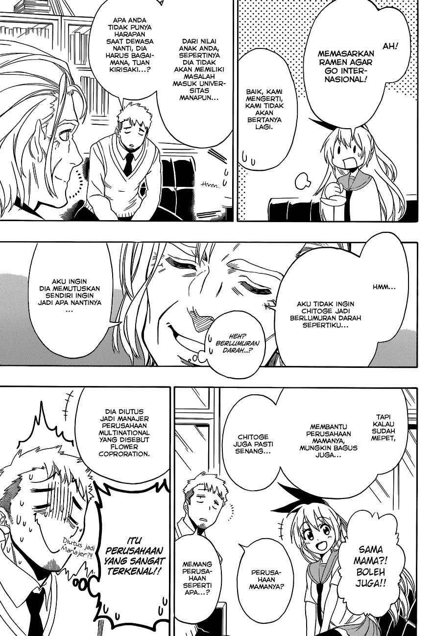 Nisekoi Chapter 122 Gambar 14