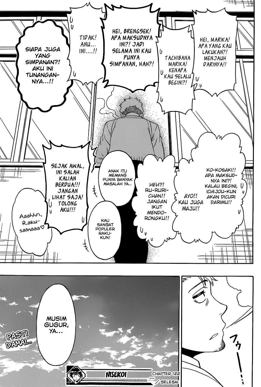 Nisekoi Chapter 122 Gambar 20