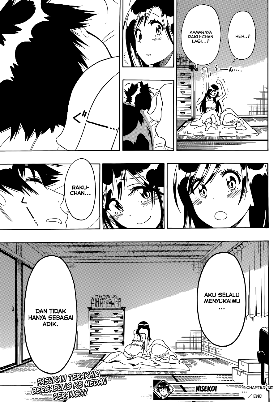 Nisekoi Chapter 121 Gambar 22