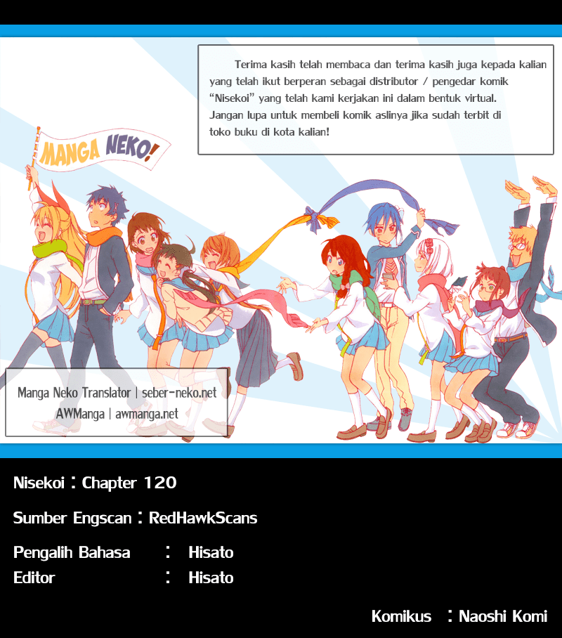 Nisekoi Chapter 120 Gambar 20