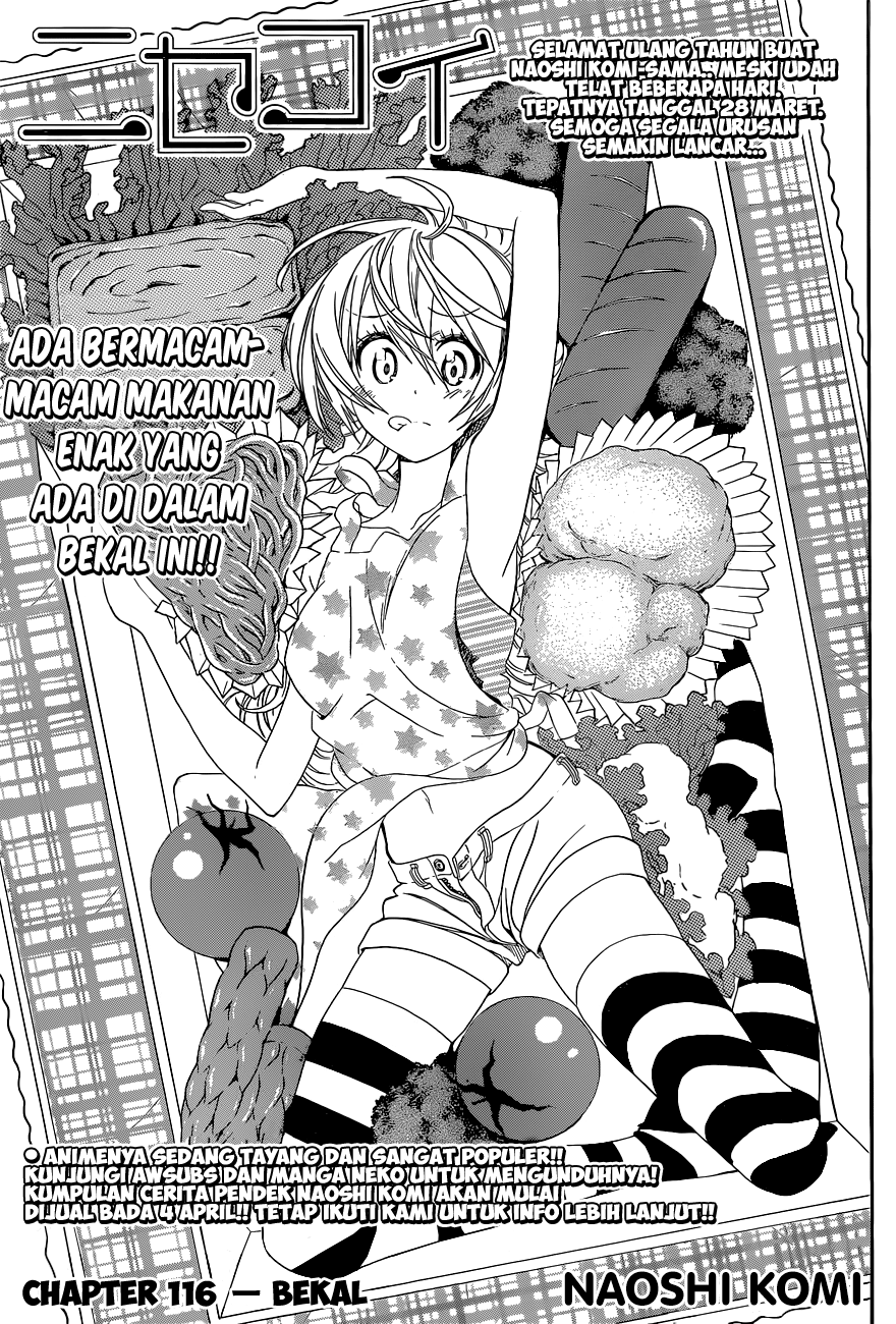 Baca Komik Nisekoi Chapter 116 Gambar 1