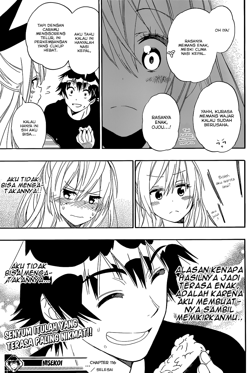 Nisekoi Chapter 116 Gambar 19