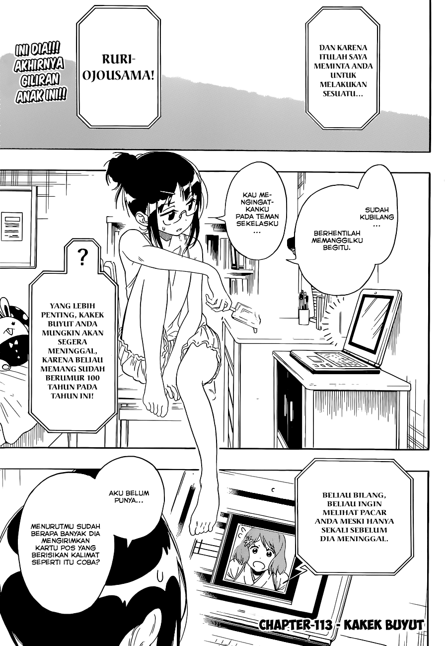 Nisekoi Chapter 113 Gambar 3