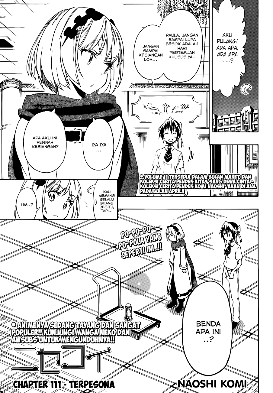 Baca Komik Nisekoi Chapter 111 Gambar 1