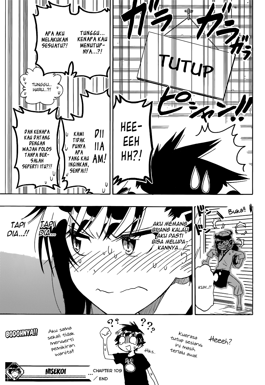 Nisekoi Chapter 109 Gambar 21
