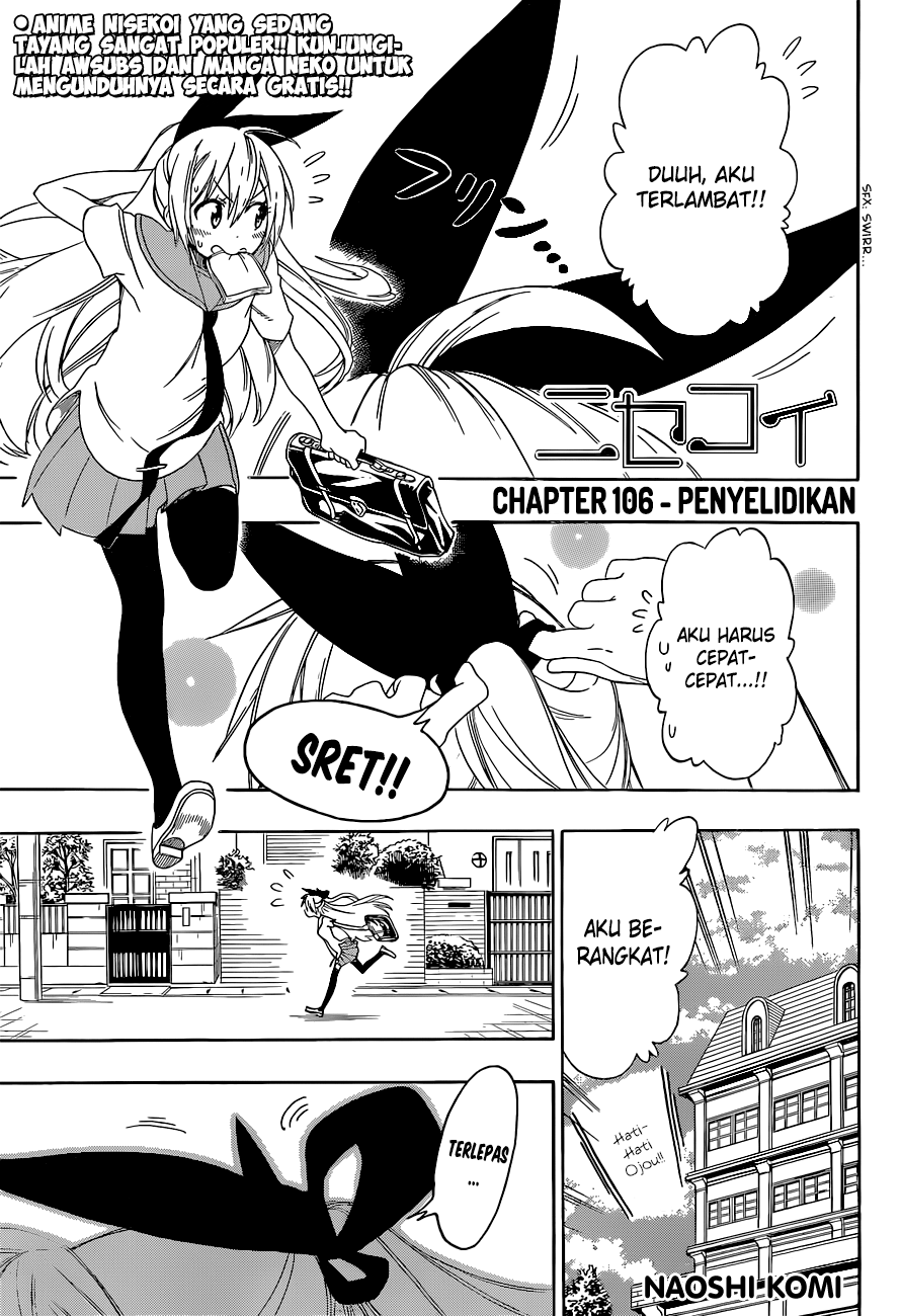 Baca Komik Nisekoi Chapter 106 Gambar 1
