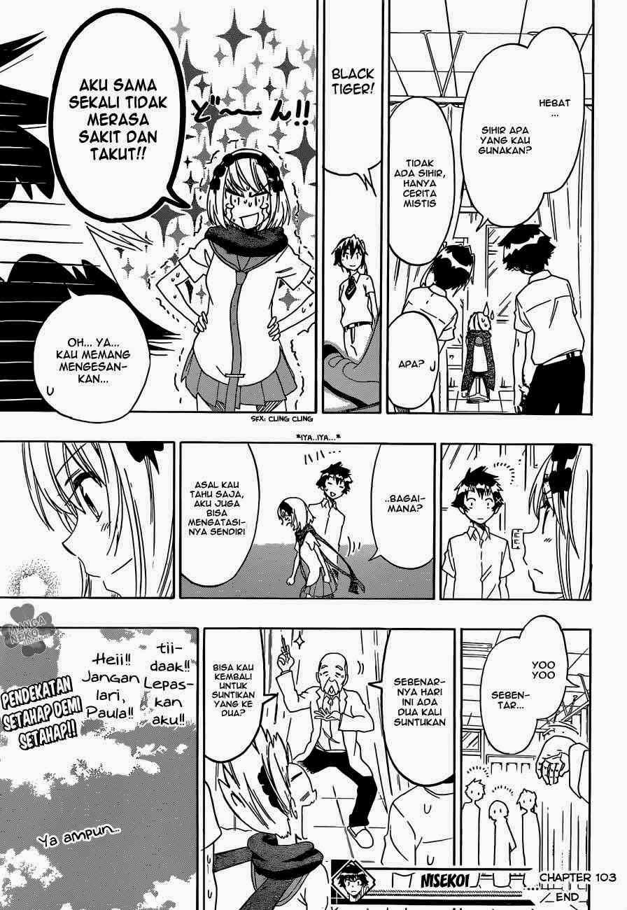 Nisekoi Chapter 103 Gambar 20
