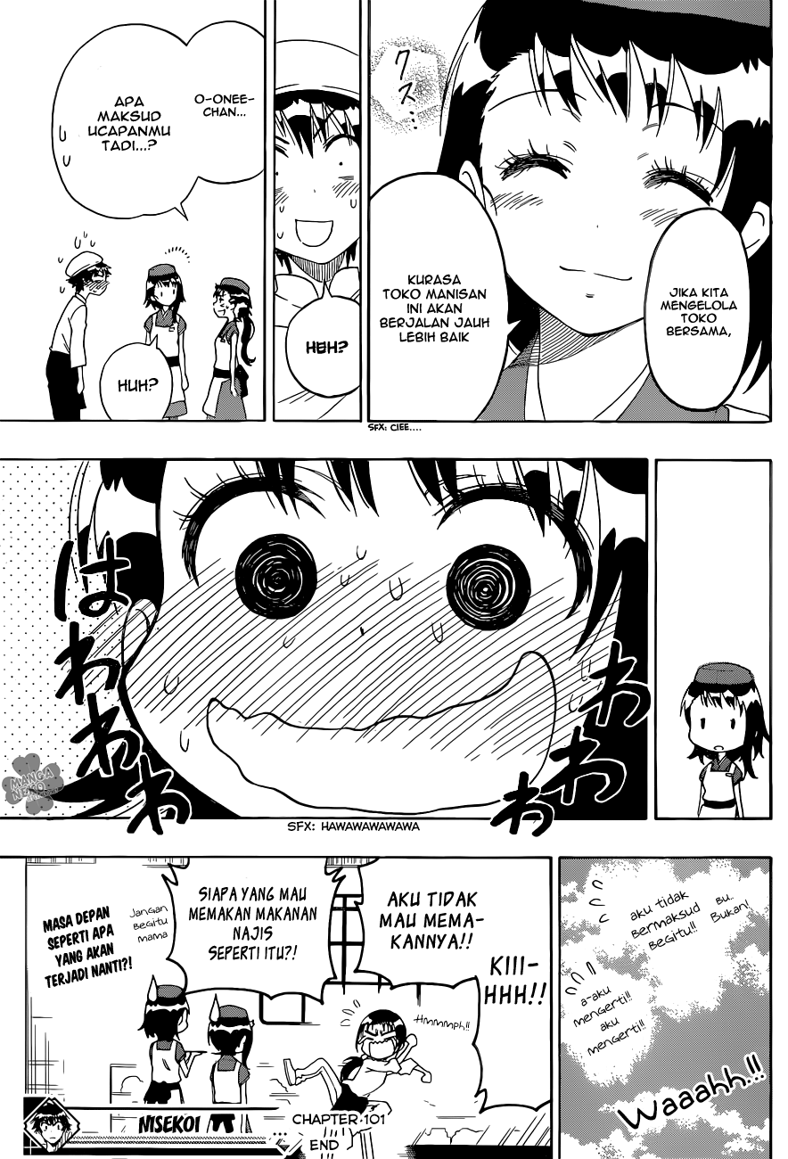 Nisekoi Chapter 101 Gambar 20