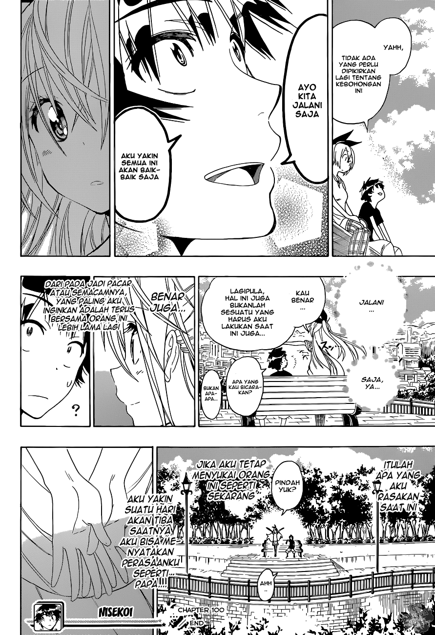 Nisekoi Chapter 100 Gambar 19