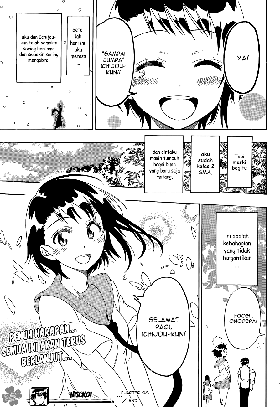 Nisekoi Chapter 98 Gambar 21