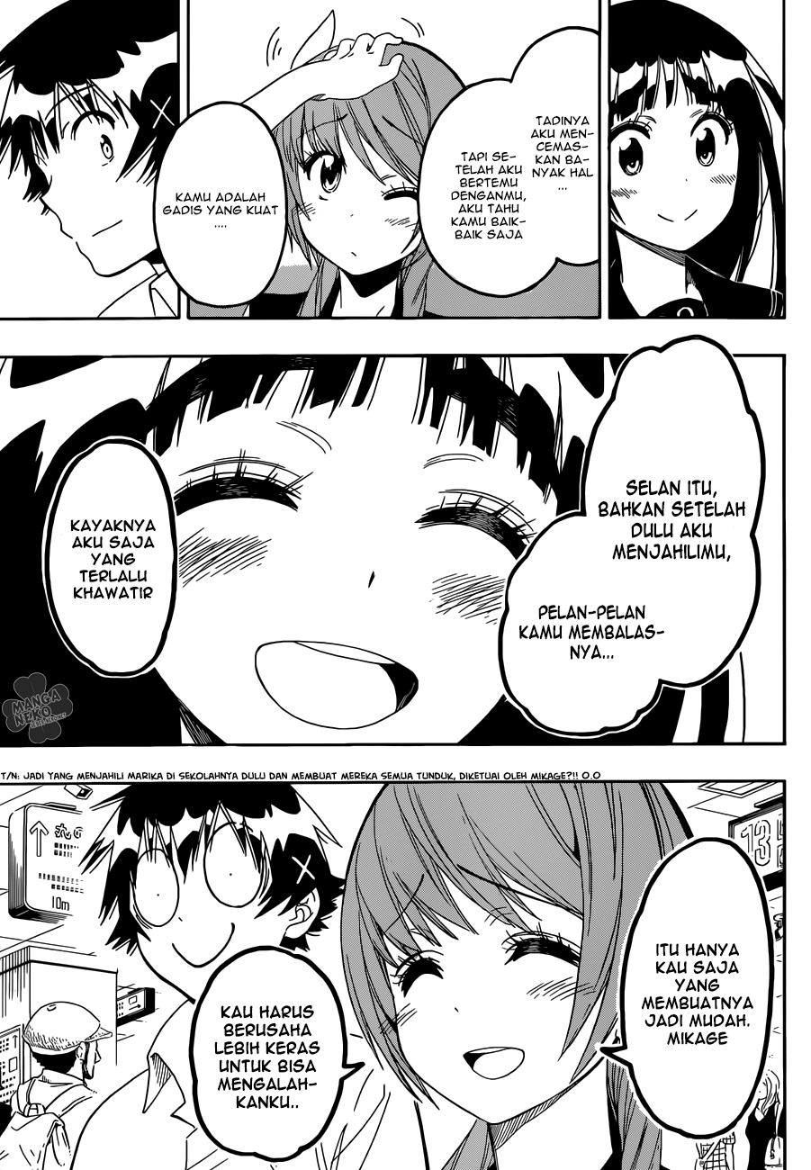 Nisekoi Chapter 97 Gambar 18
