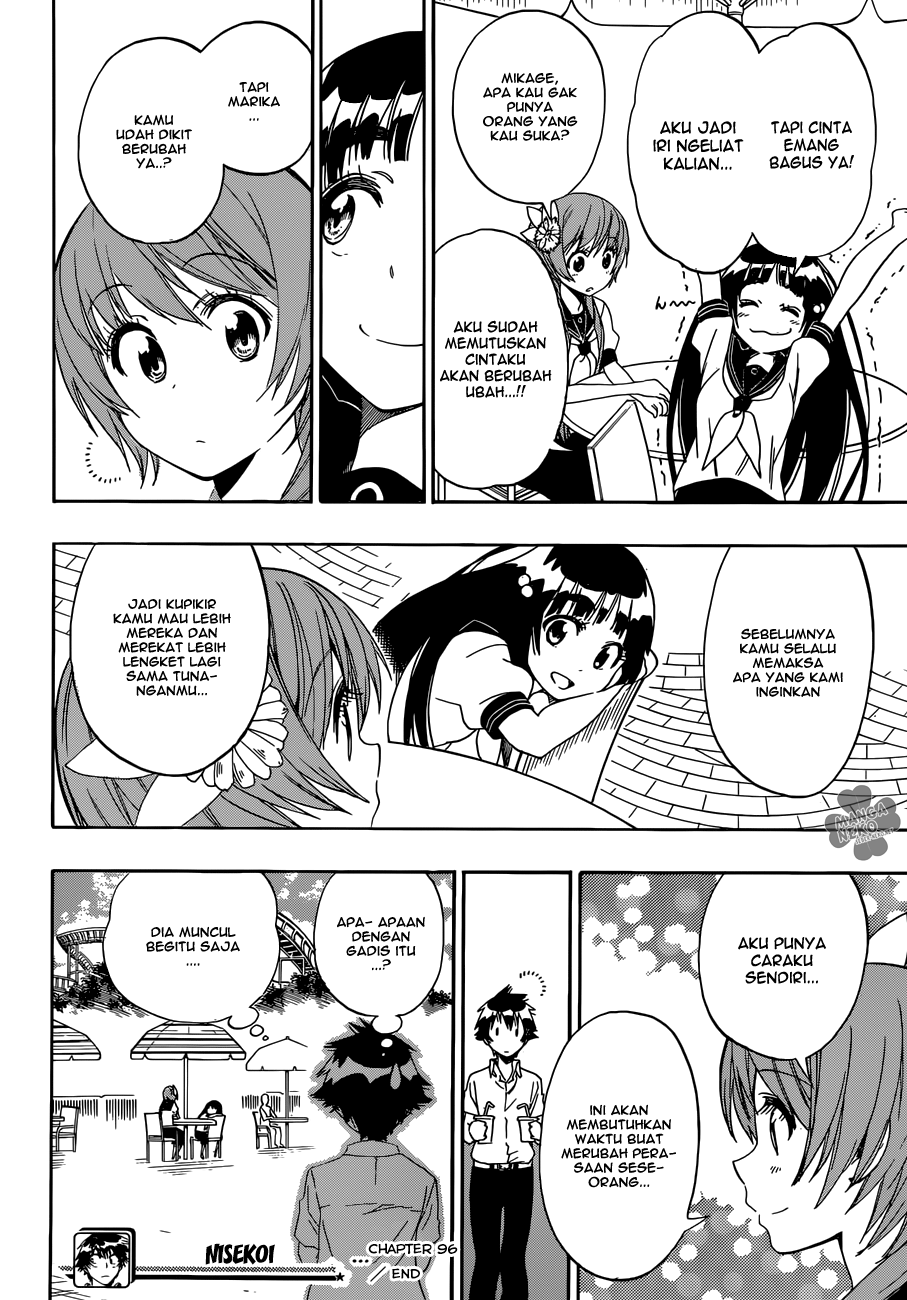 Nisekoi Chapter 96 Gambar 19