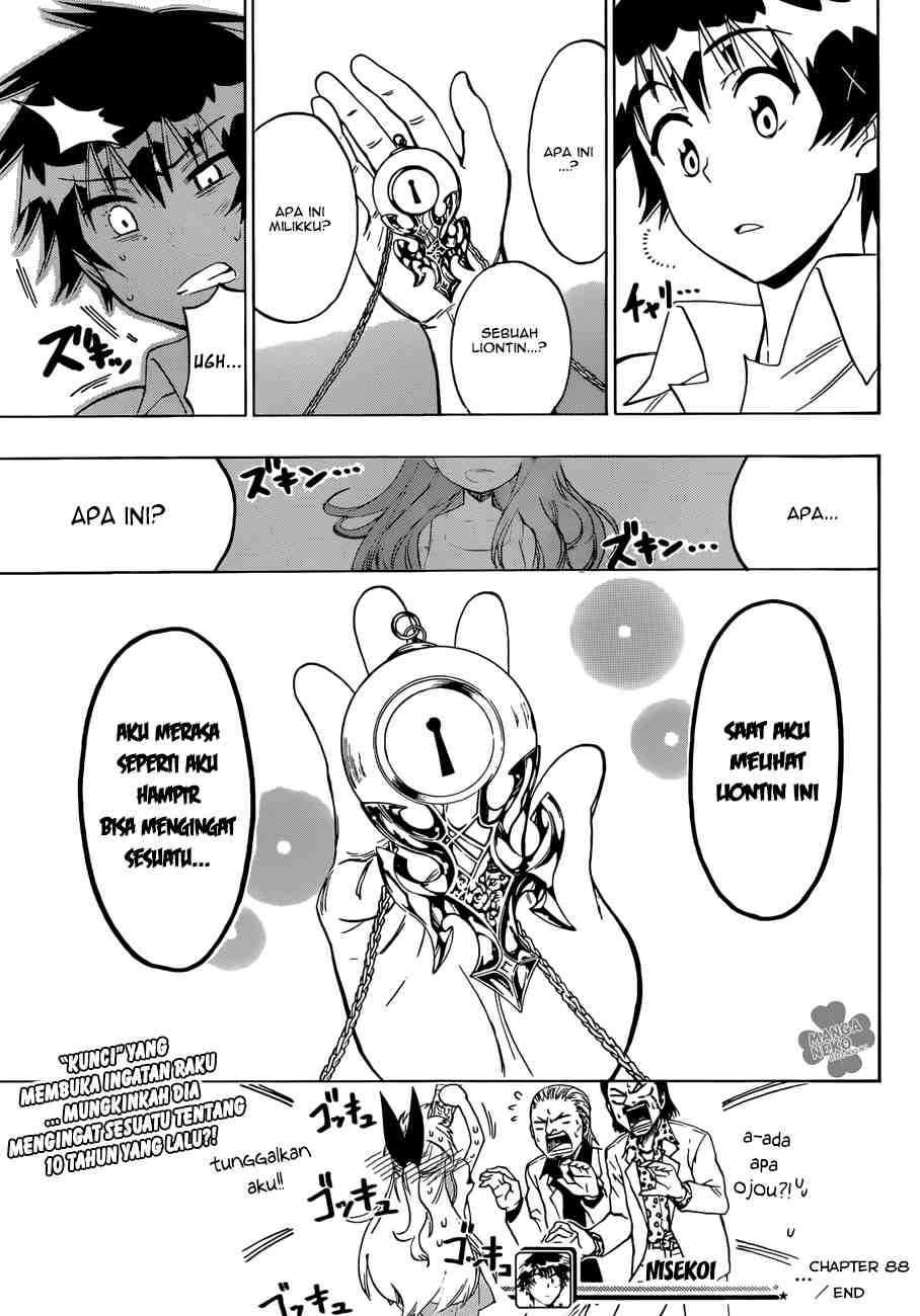 Nisekoi Chapter 88 Gambar 21