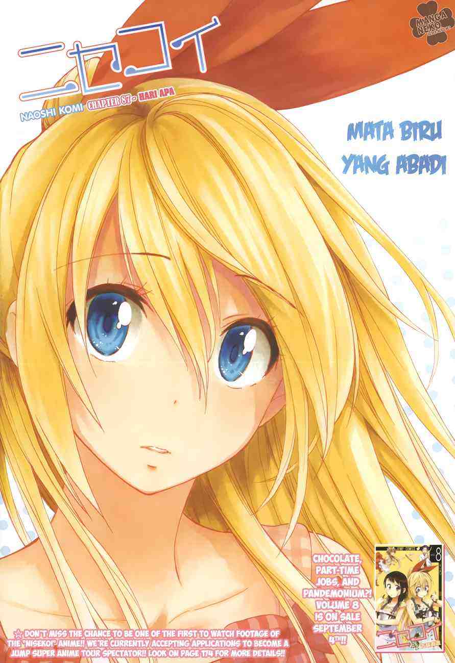Baca  Nisekoi Chapter 87 Gambar 2