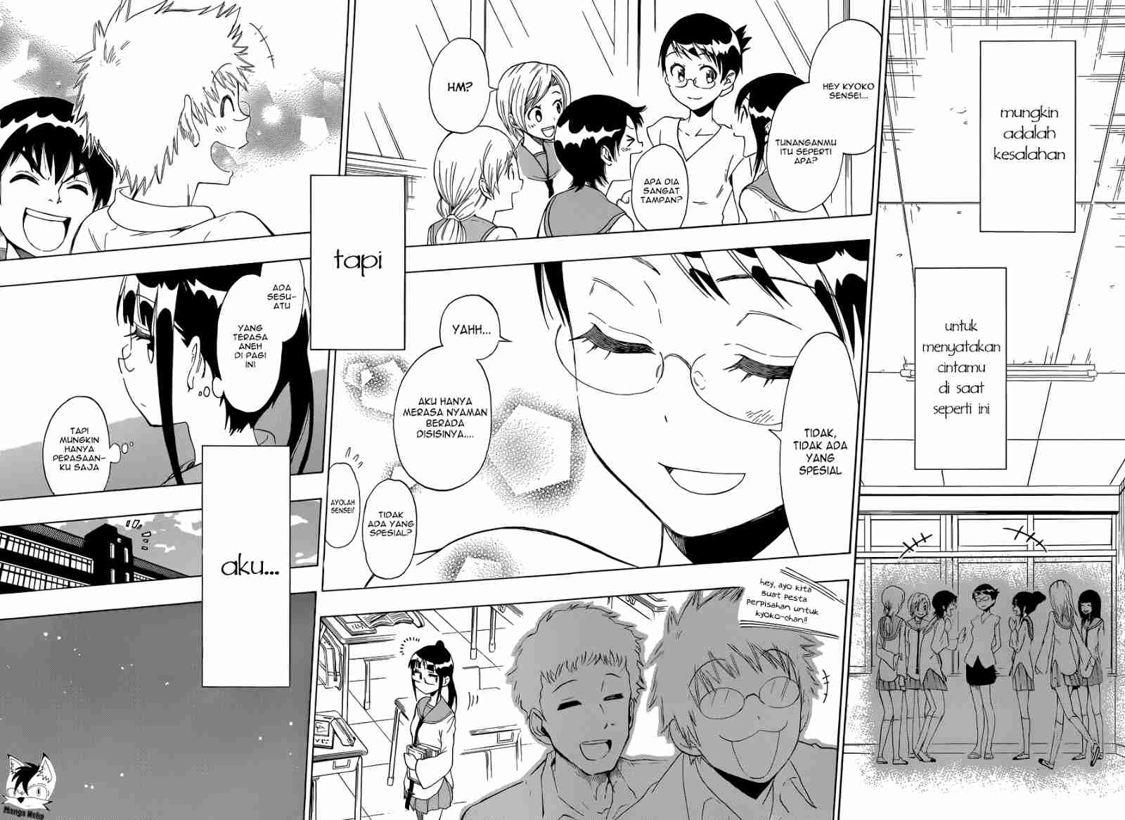 Nisekoi Chapter 84 Gambar 16