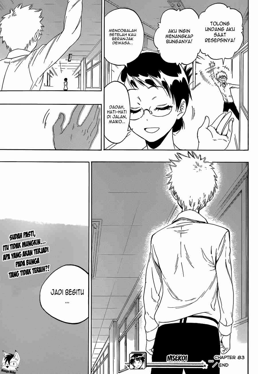 Nisekoi Chapter 83 Gambar 21