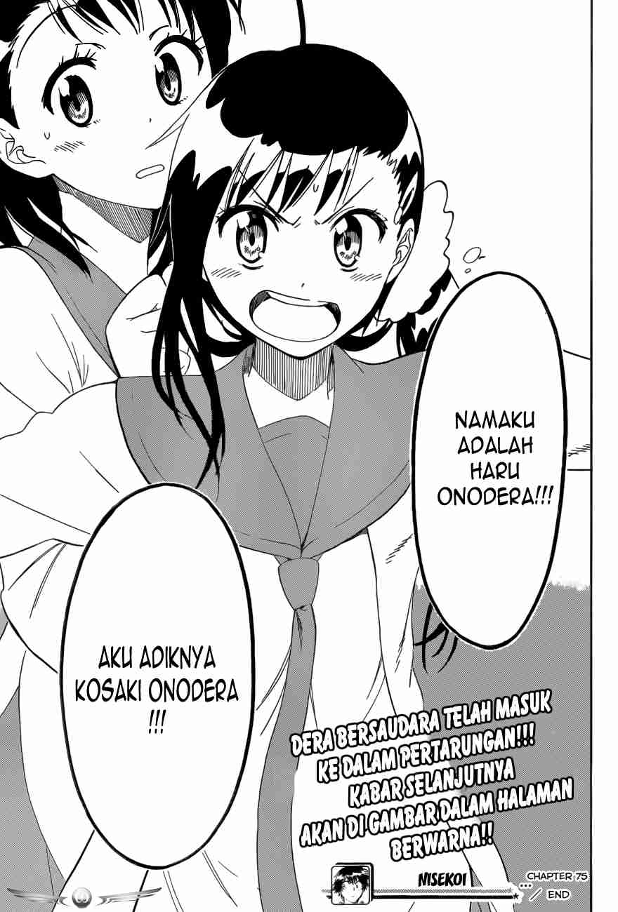 Nisekoi Chapter 75 Gambar 22