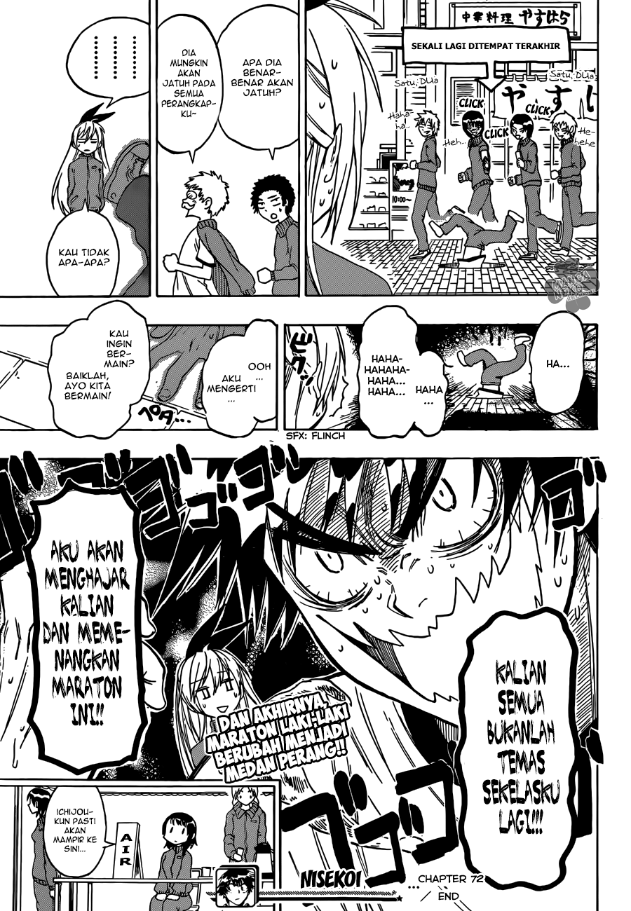 Nisekoi Chapter 72 Gambar 20
