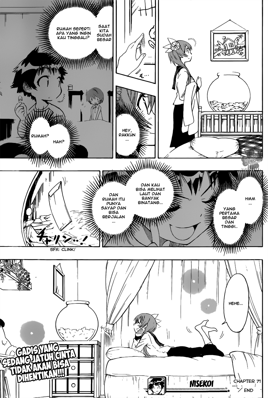 Nisekoi Chapter 71 Gambar 20
