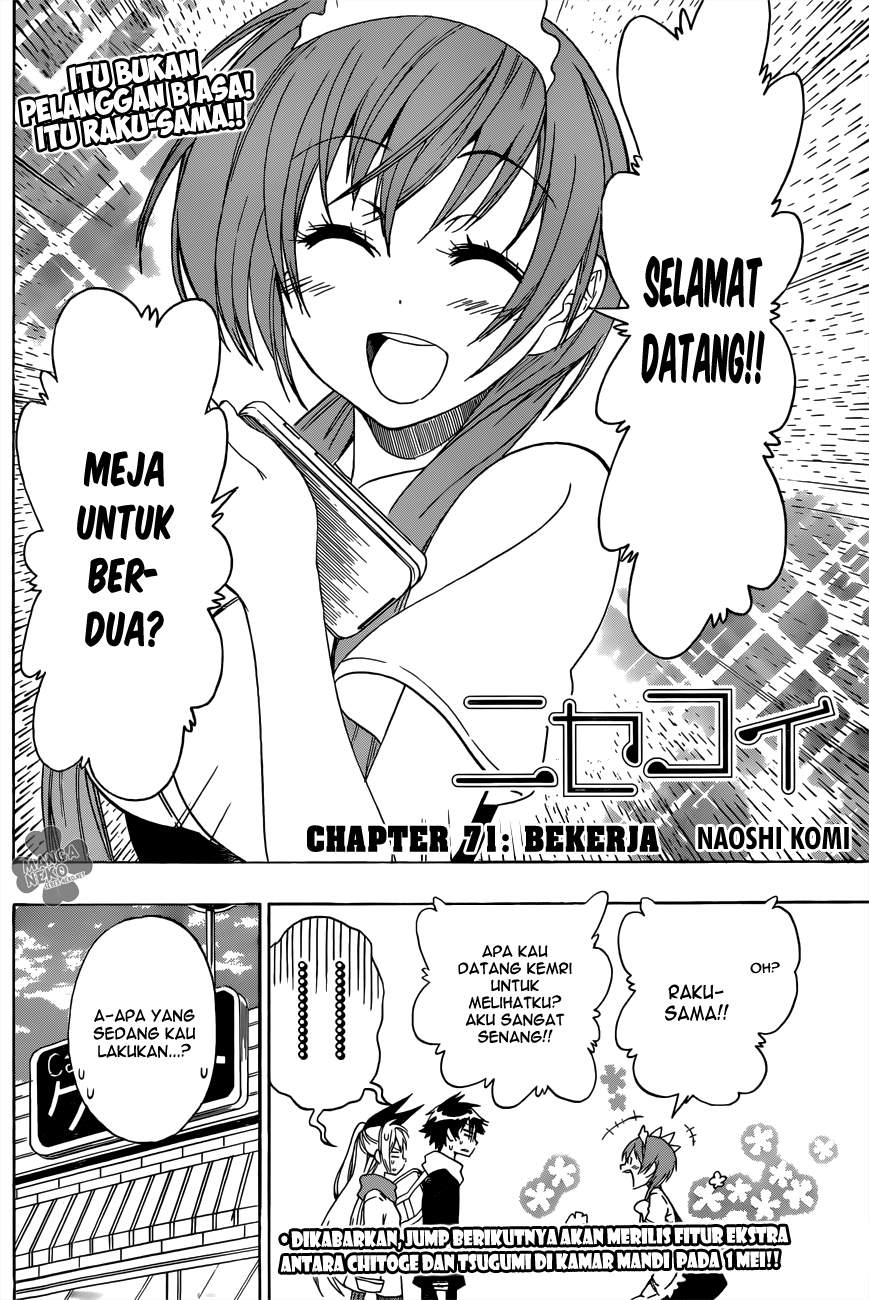 Nisekoi Chapter 71 Gambar 3