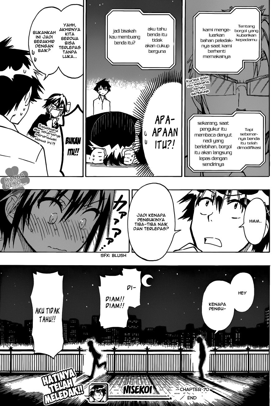 Nisekoi Chapter 70 Gambar 21