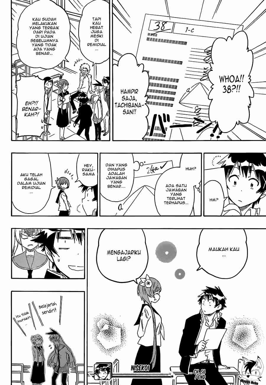 Nisekoi Chapter 56 Gambar 20