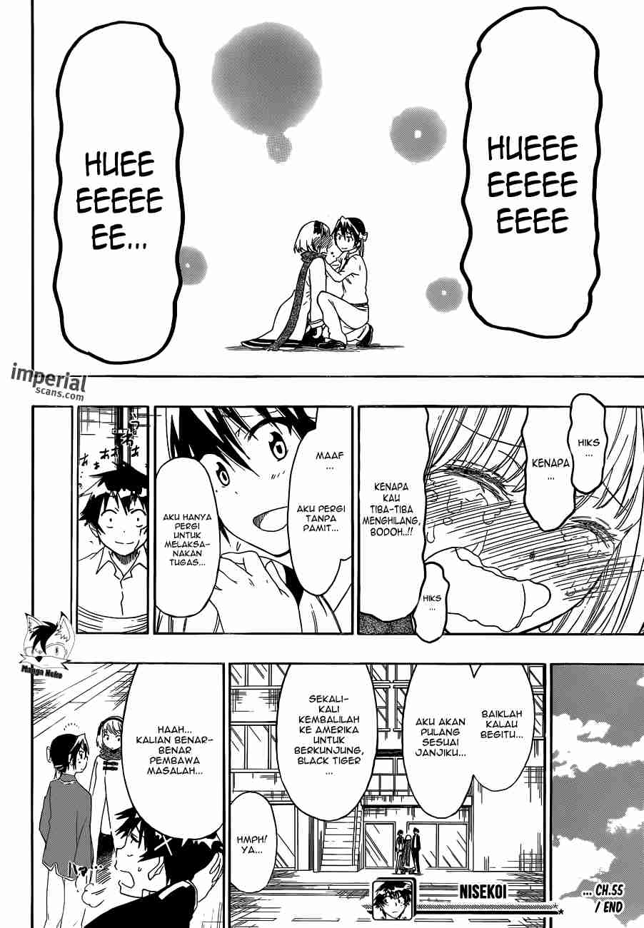 Nisekoi Chapter 55 Gambar 20