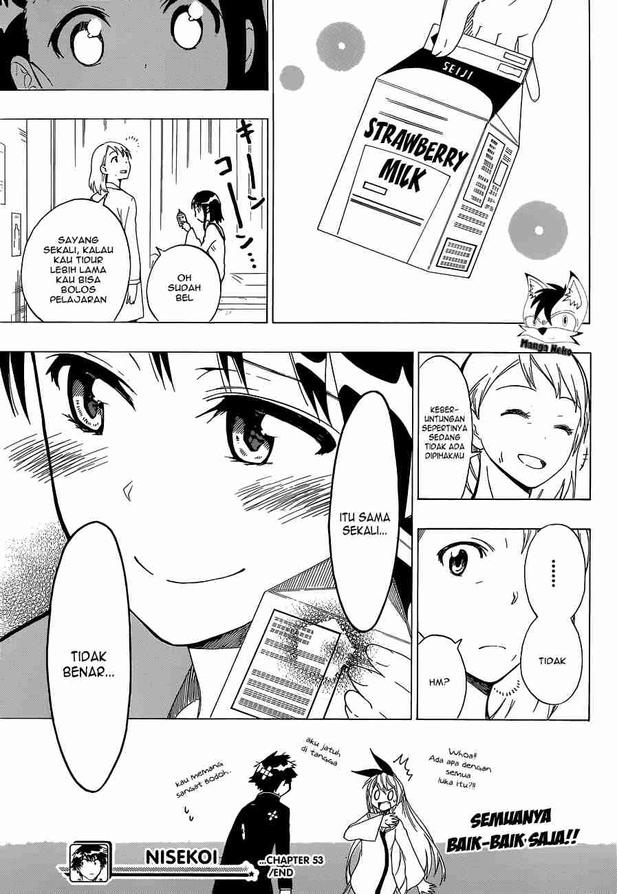 Nisekoi Chapter 53 Gambar 21