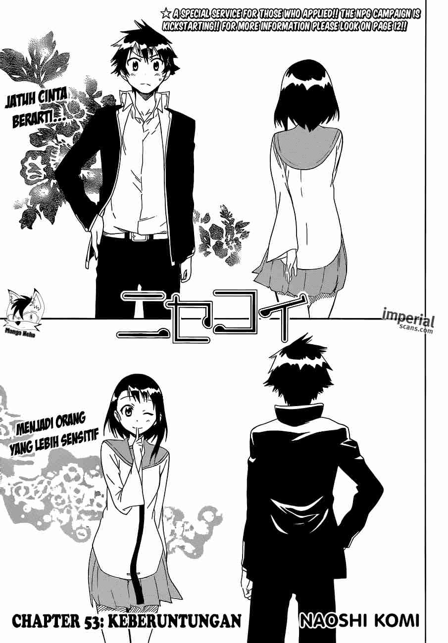 Nisekoi Chapter 53 Gambar 4