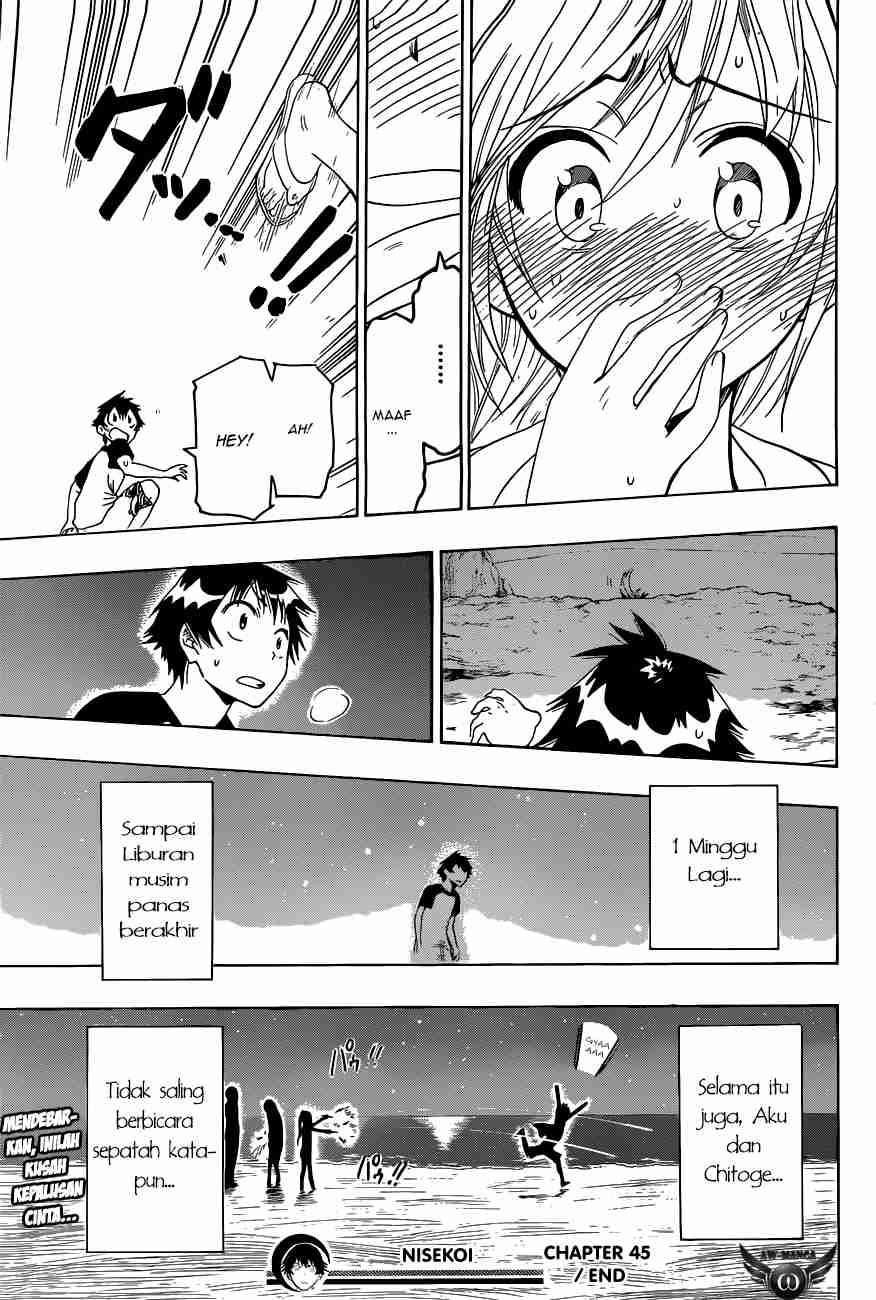 Nisekoi Chapter 45 Gambar 22