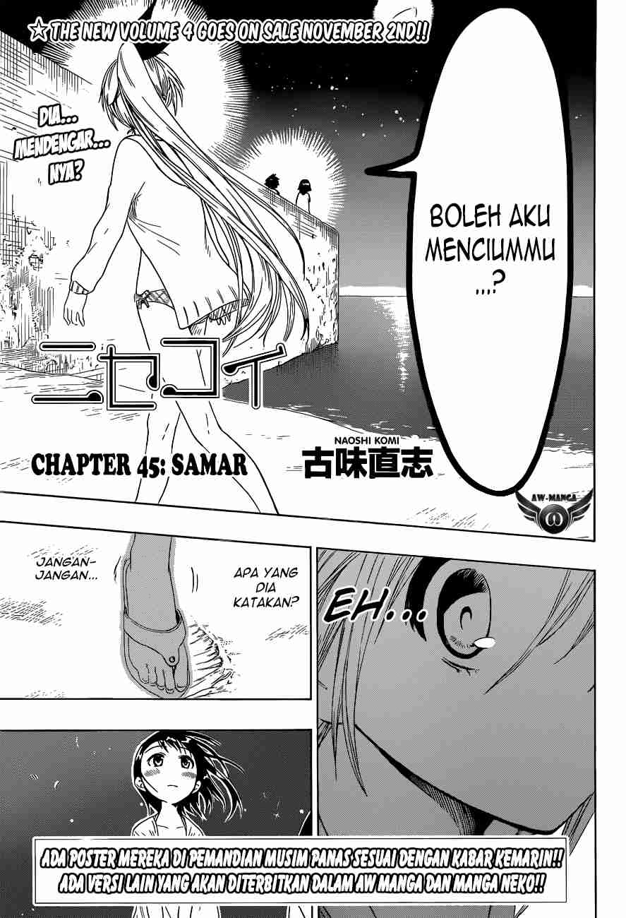 Nisekoi Chapter 45 Gambar 4
