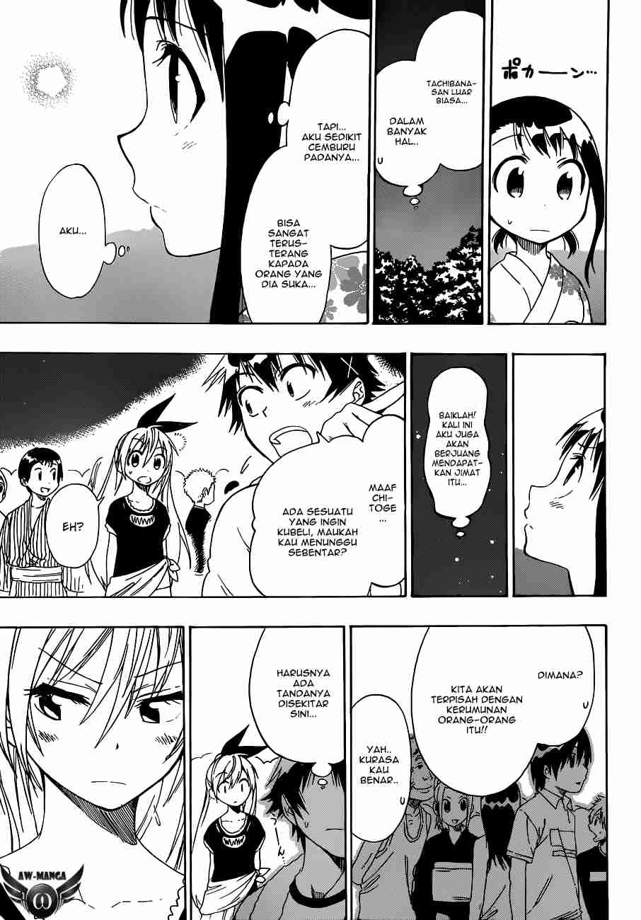 Nisekoi Chapter 42 Gambar 15