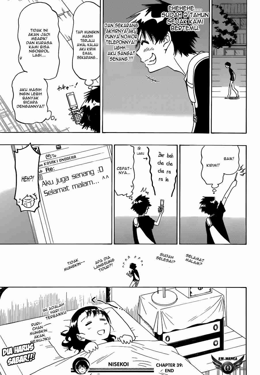 Nisekoi Chapter 39 Gambar 21