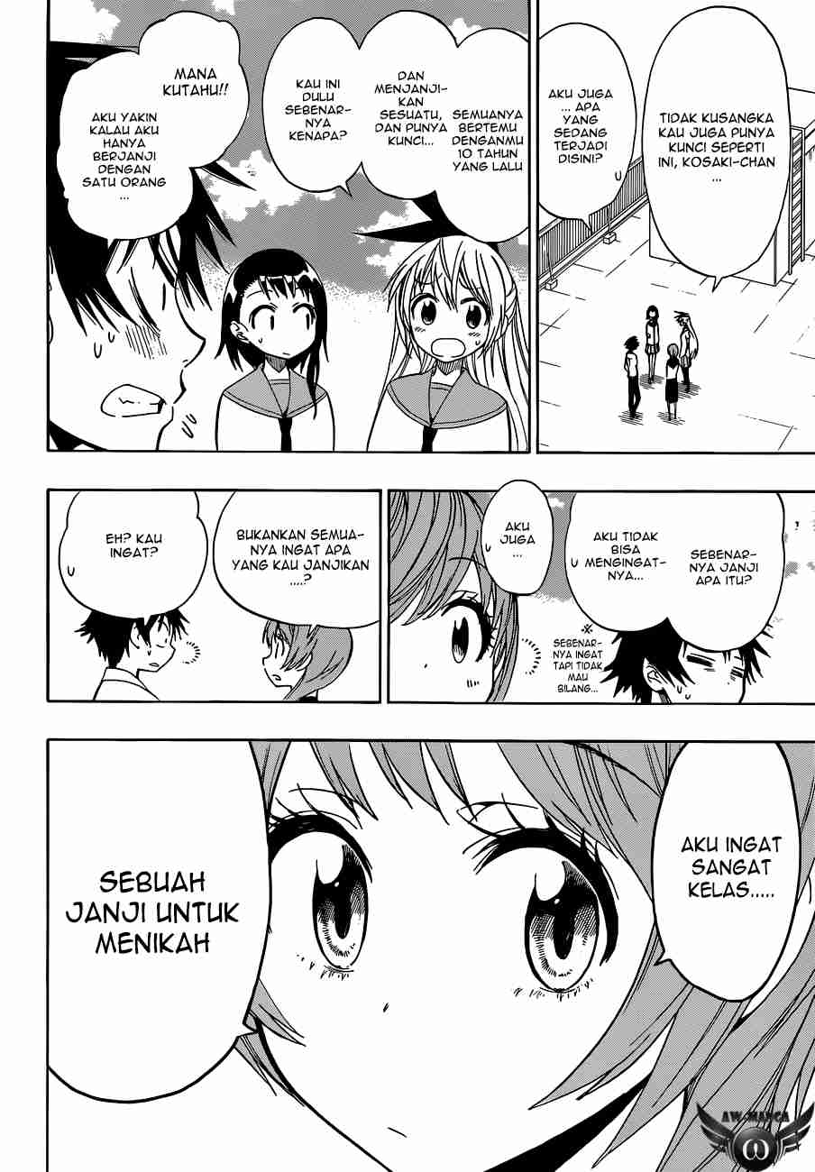 Nisekoi Chapter 36 Gambar 14