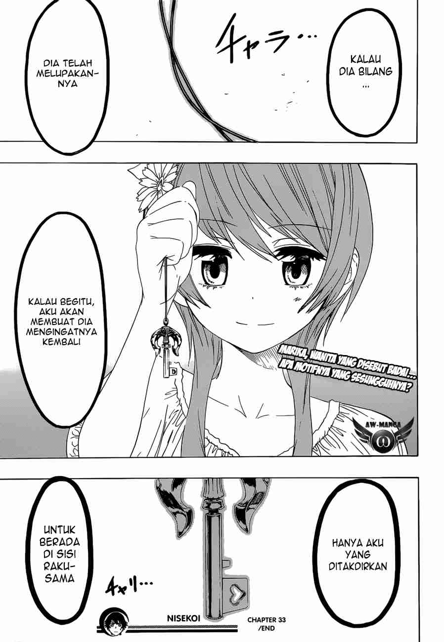 Nisekoi Chapter 33 Gambar 22