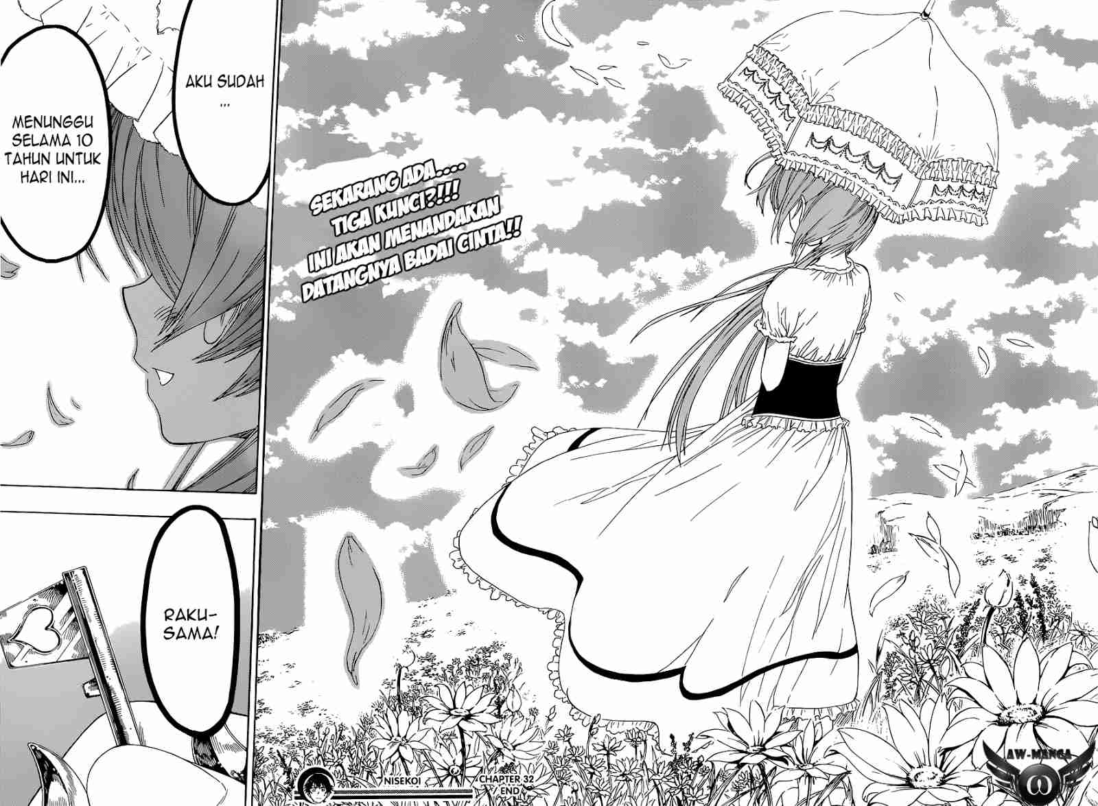 Nisekoi Chapter 32 Gambar 20
