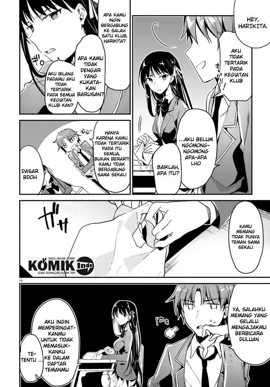 Youkoso Jitsuryoku Shijou Shugi no Kyoushitsu e Chapter 2 Gambar 17