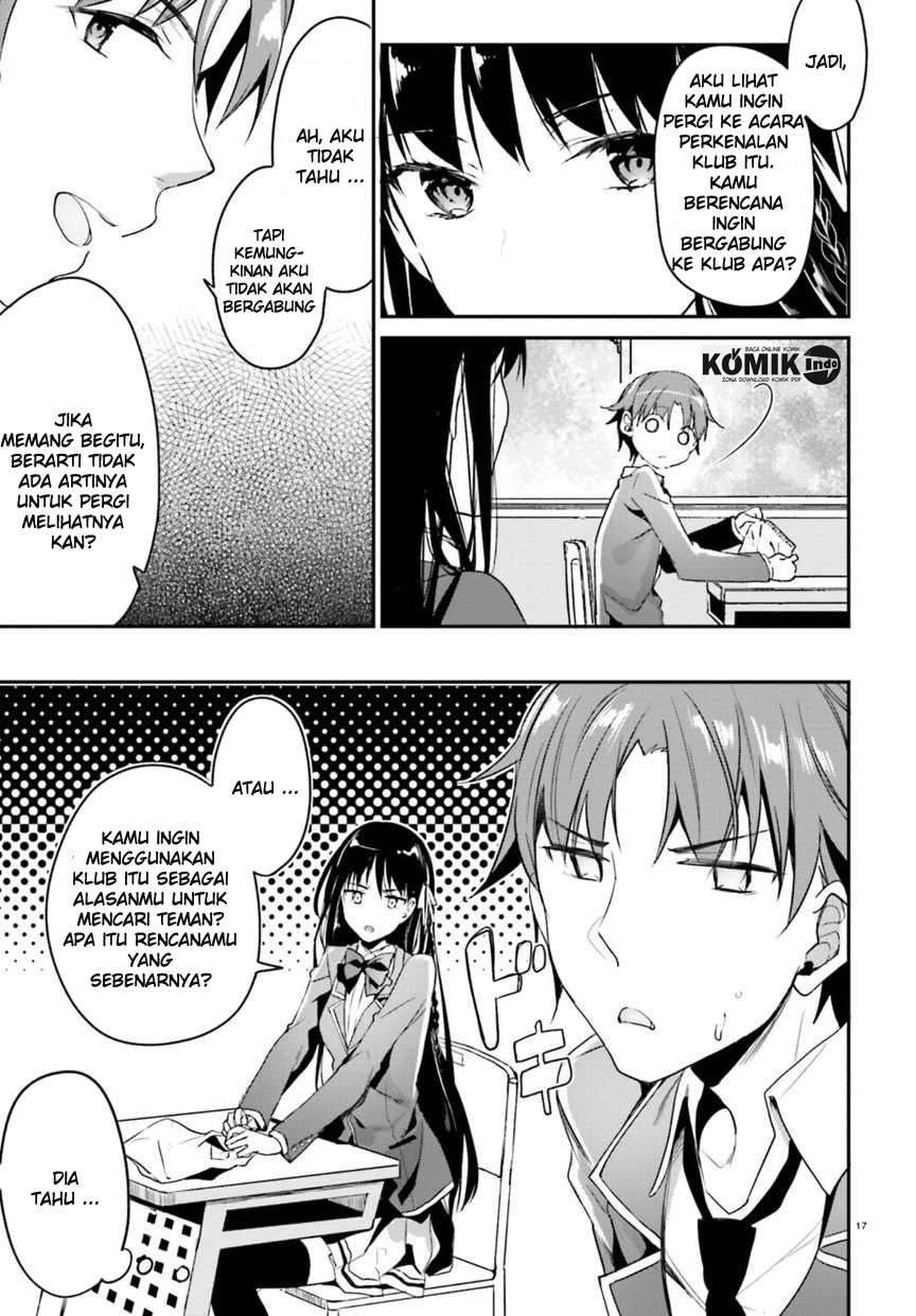Youkoso Jitsuryoku Shijou Shugi no Kyoushitsu e Chapter 2 Gambar 18