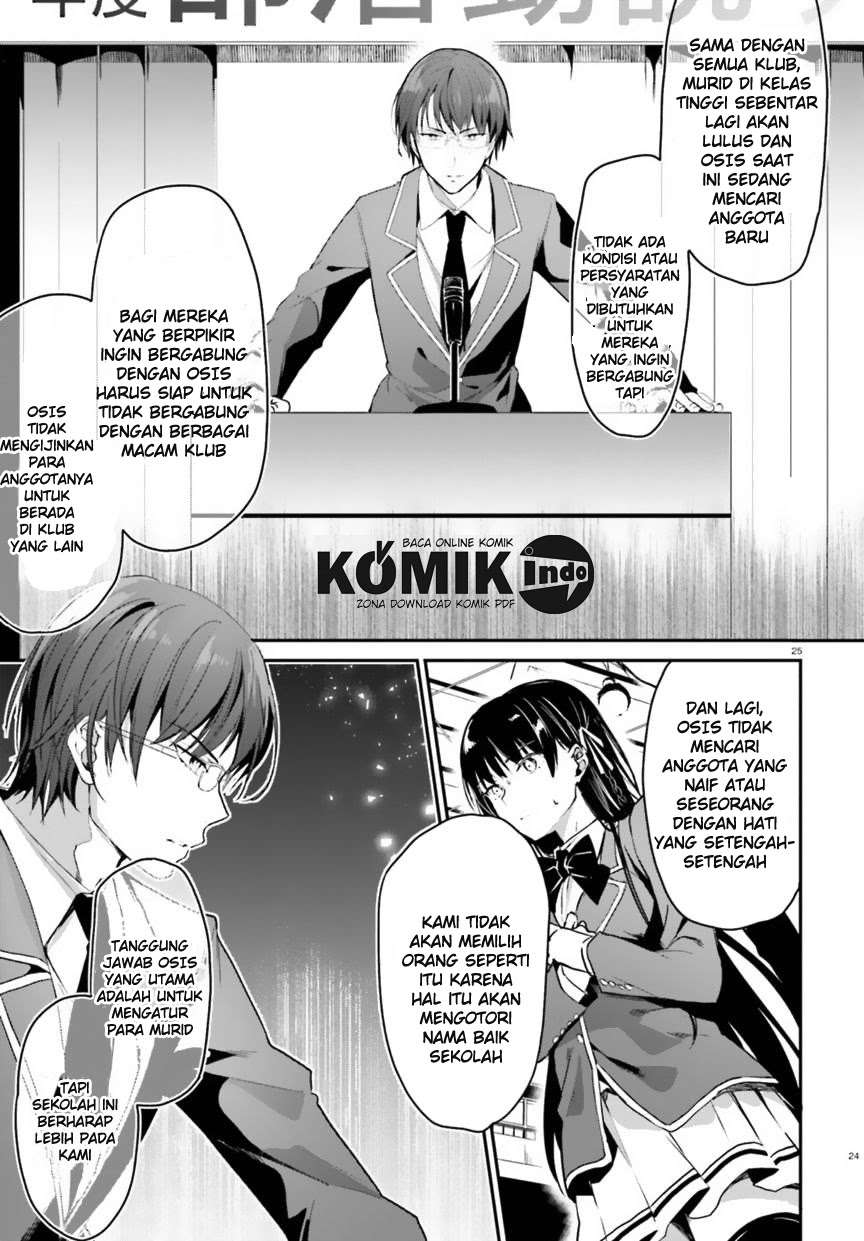 Youkoso Jitsuryoku Shijou Shugi no Kyoushitsu e Chapter 2 Gambar 26