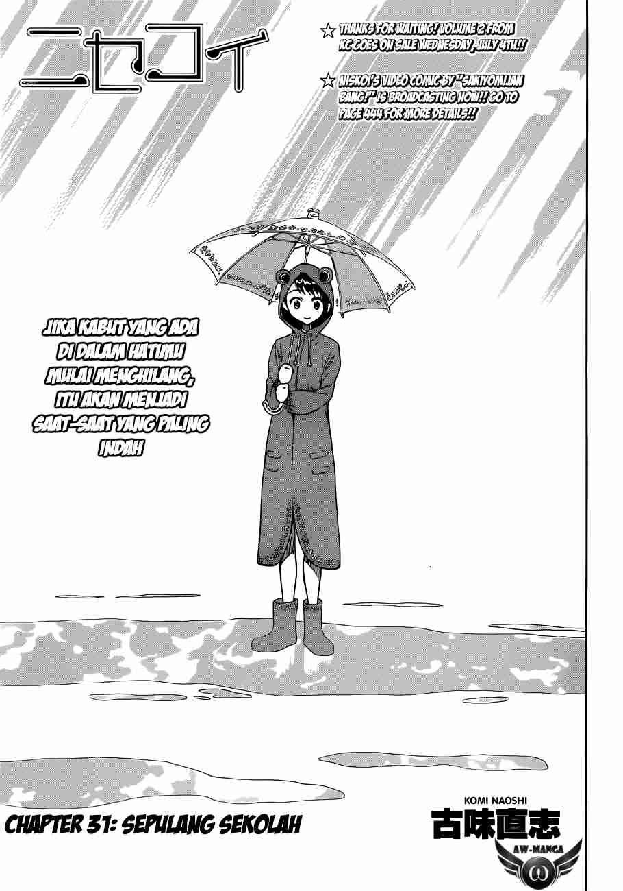 Baca Nisekoi Chapter 31 Gambar 2