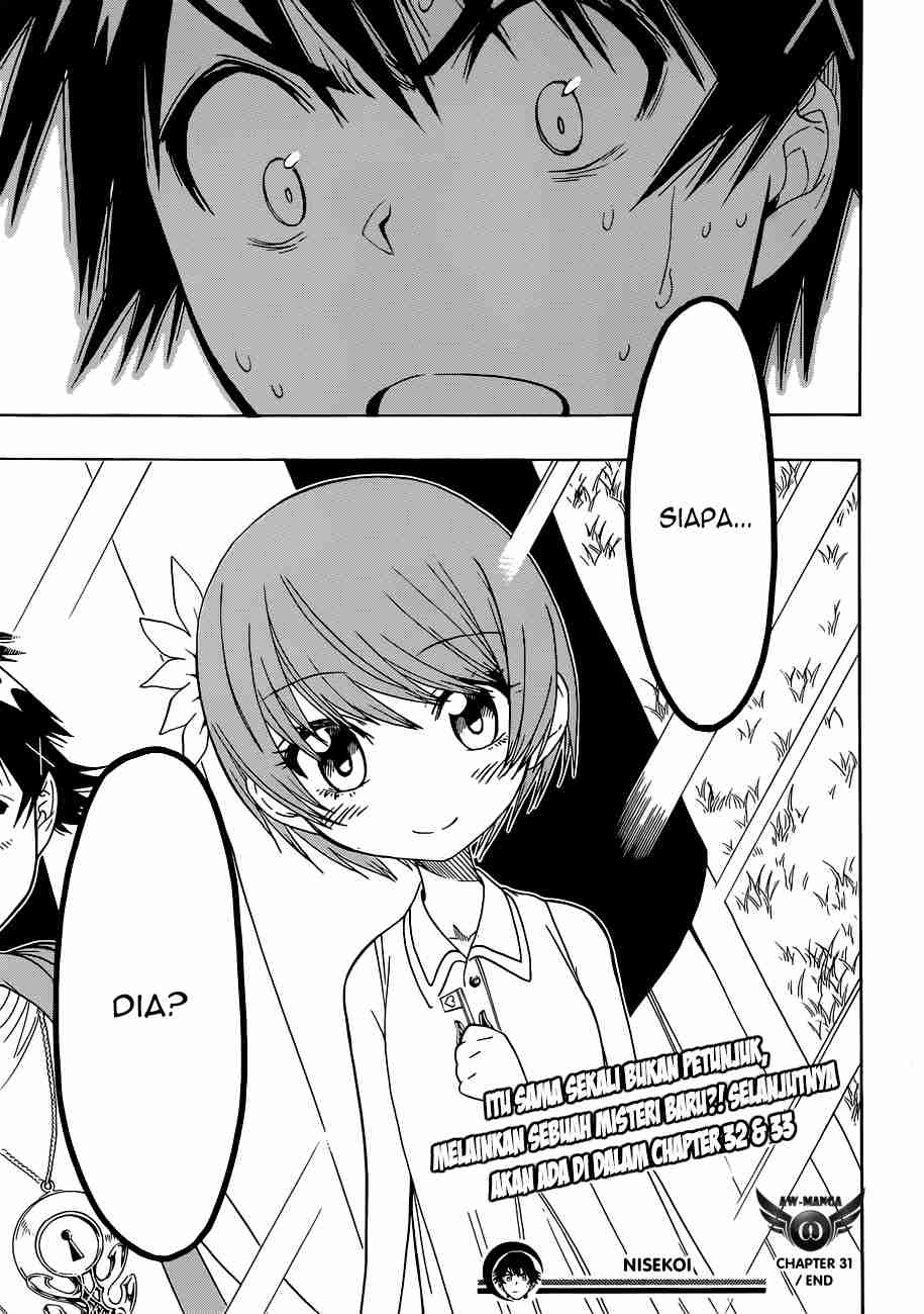 Nisekoi Chapter 31 Gambar 21