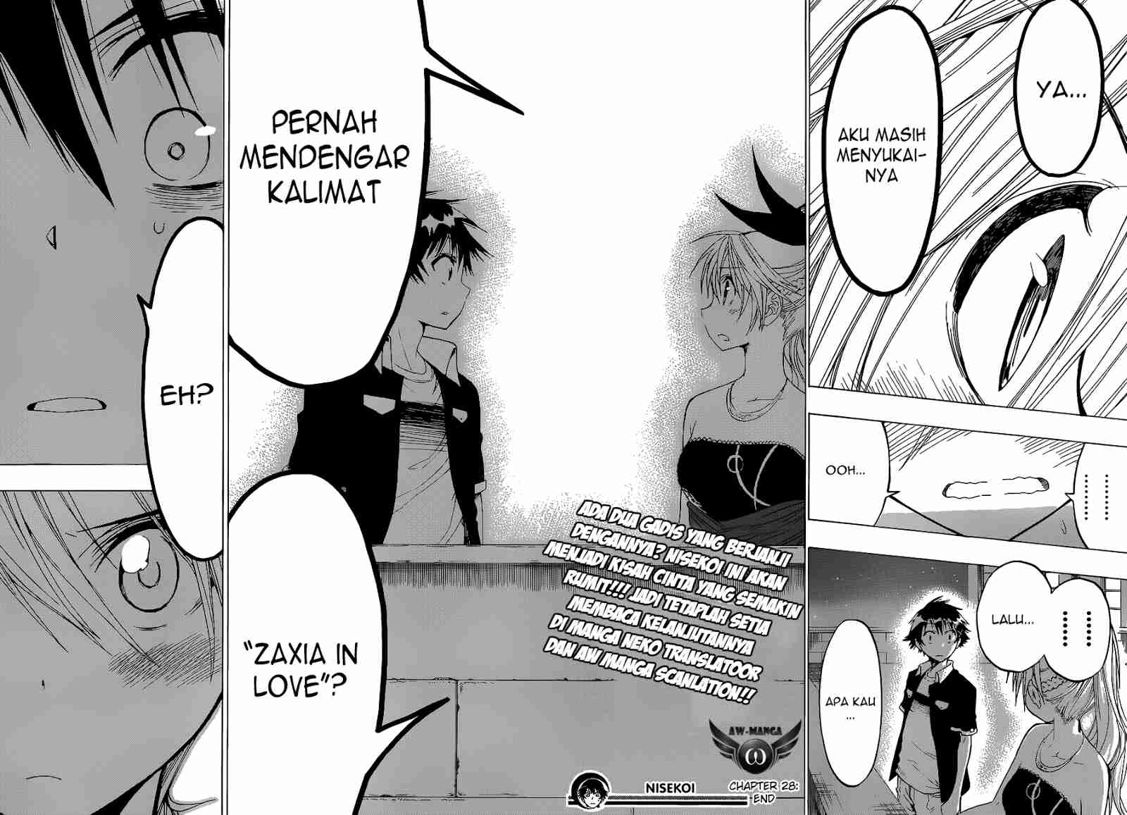 Nisekoi Chapter 28 Gambar 20